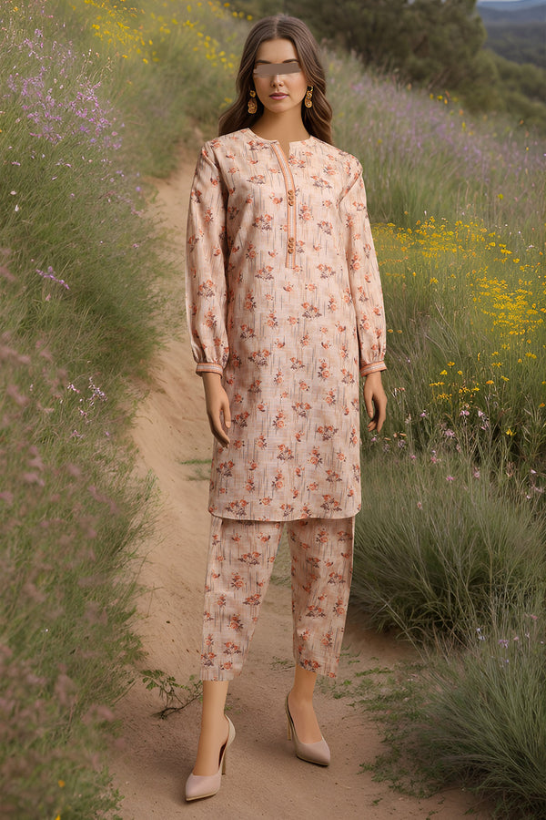 Unstitched Printed Khaddar Shirt