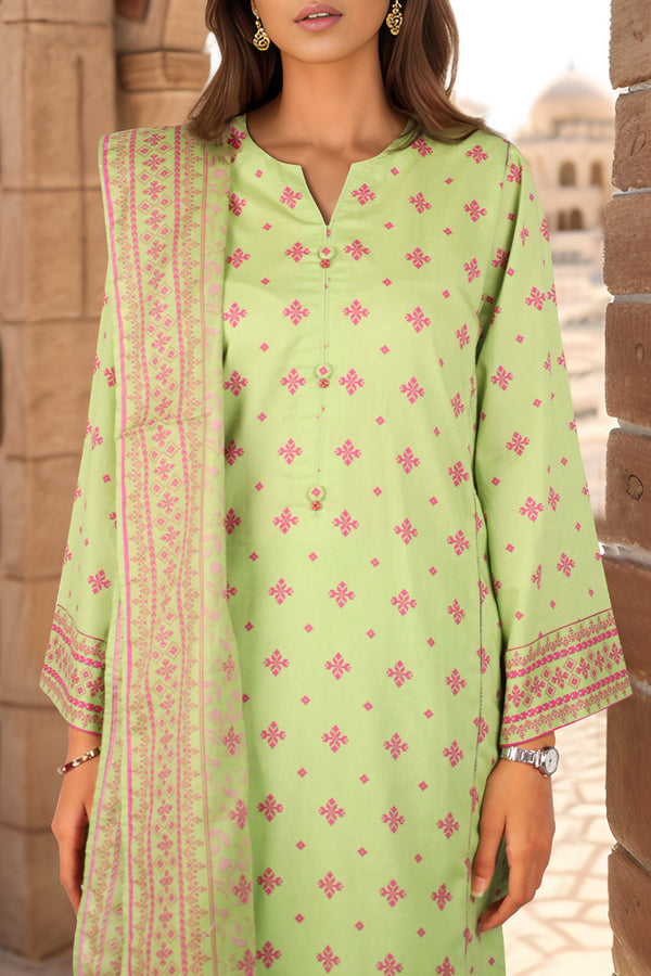 Unstitched Printed Lawn Shirt