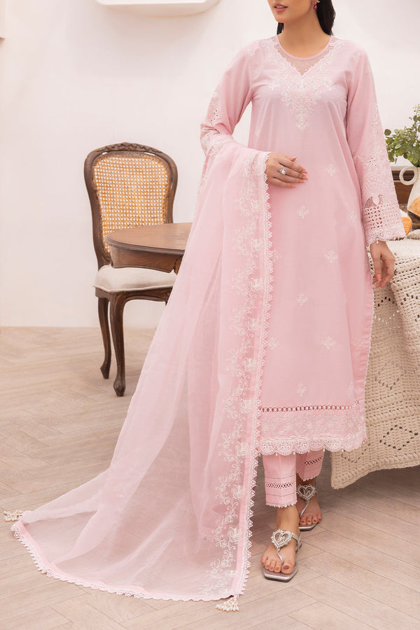 Unstitched Solid Embroidered Wash n Wear 2 Piece (Shirt/Trouser)