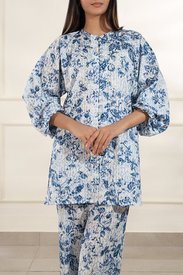 Unstitched Printed Lawn 2 Piece (Shirt/Trouser)