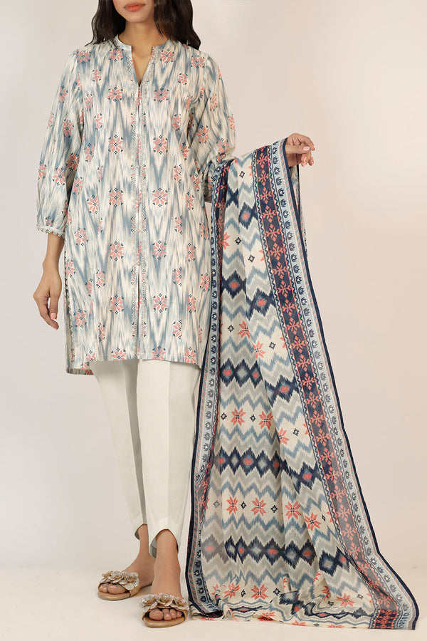 Printed Lawn Unstitched Shirt