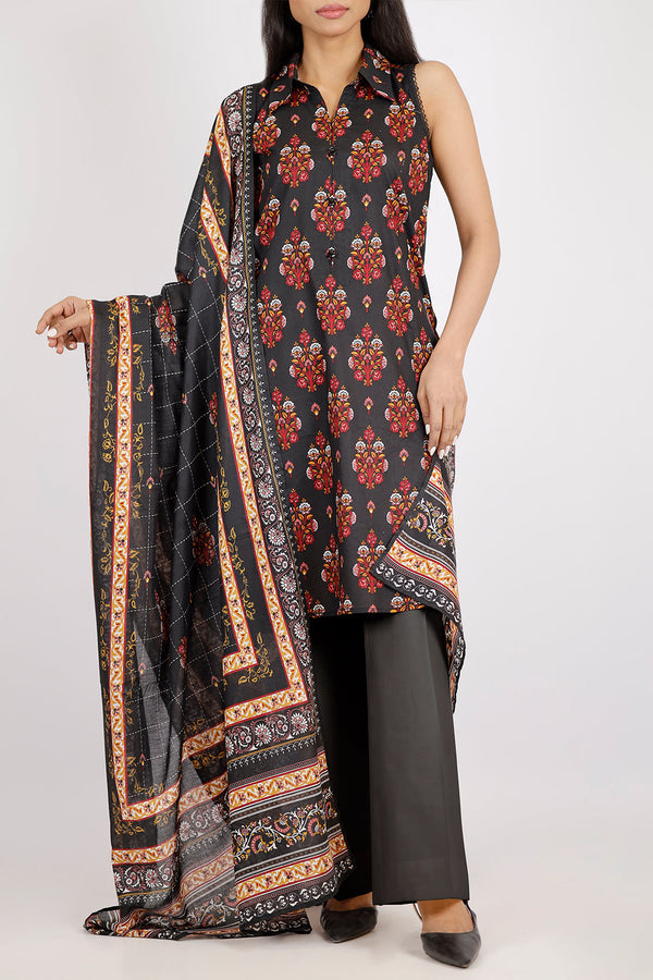 Printed Lawn Unstitched Shirt