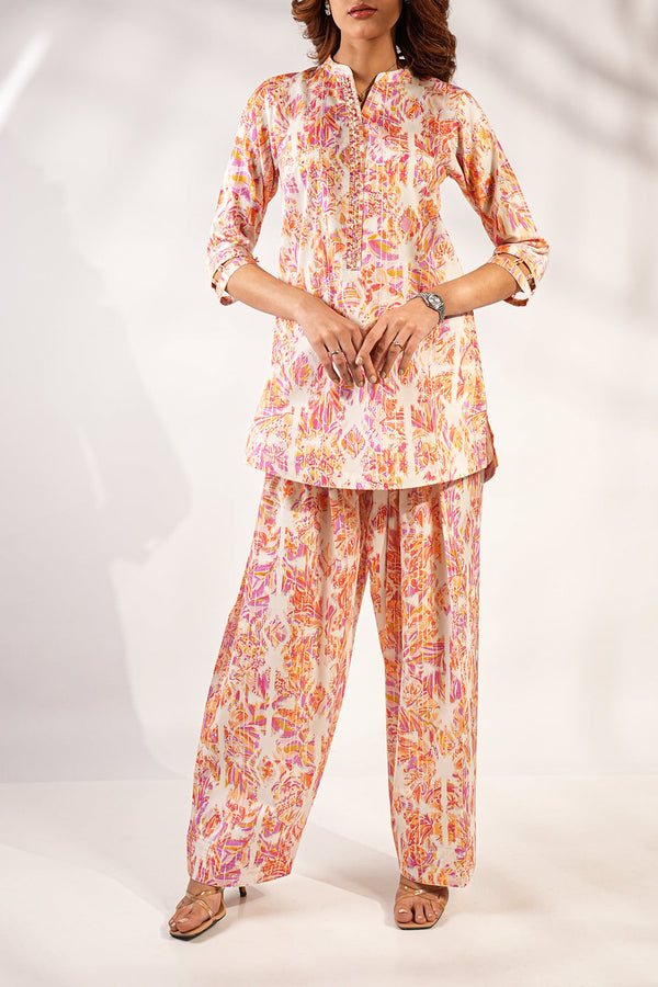 Unstitched Printed Lawn 2 Piece (Shirt/Trouser)