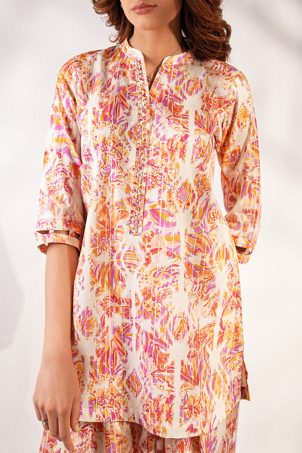 Unstitched Printed Lawn Shirt