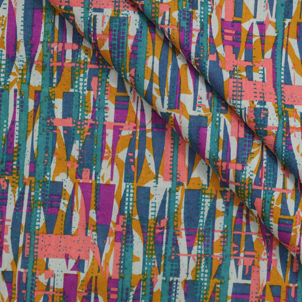 P16-25189-05A – Multi Printed Lawn Shirt Fabric
