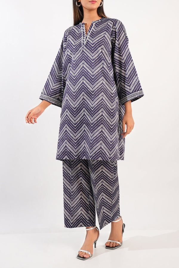 Unstitched Printed Lawn 2 Piece (Shirt/Trouser)