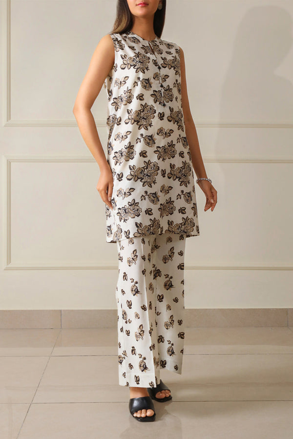 Unstitched Printed Lawn 2 Piece (Shirt/Trouser)