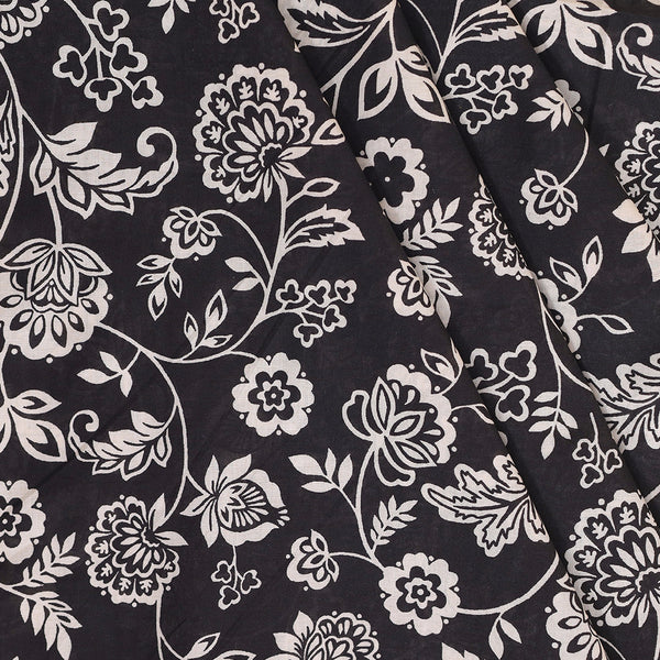 P16-25221-04B – Black Printed Lawn Shirt & Trouser Fabric