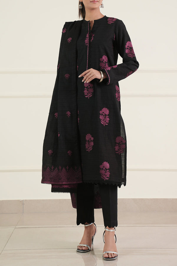 Unstitched Jacquard Cotton Shirt