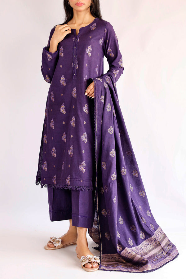 Unstitched Jacquard Cotton Shirt