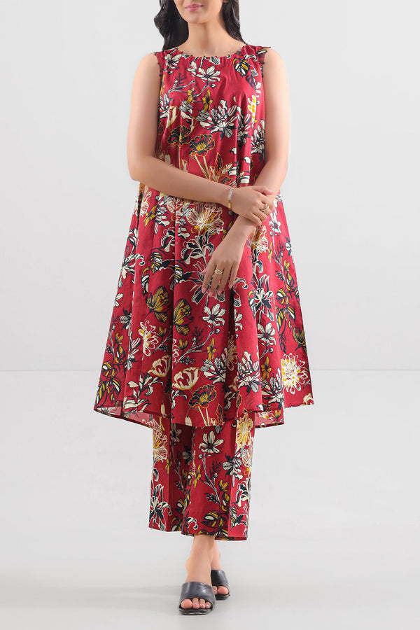 Unstitched Printed Lawn 2 Piece (Shirt/Trouser)