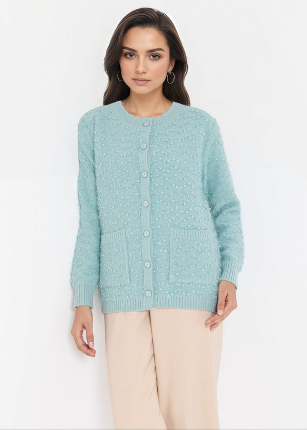 Turqs-Round Neck Full Sleeves Cardigan Sweater (25Y-021-67)