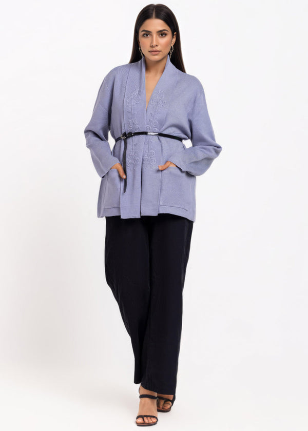 V-Blue-V-Cardigan Full Sleeves Sweater (25Y-065-67)