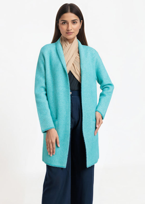 Turqs-Shawl Collar Full Sleeves Cardigan Sweater (25Y-120-67)