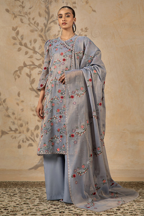 4 Piece -  Embroidered Suit - MC1601