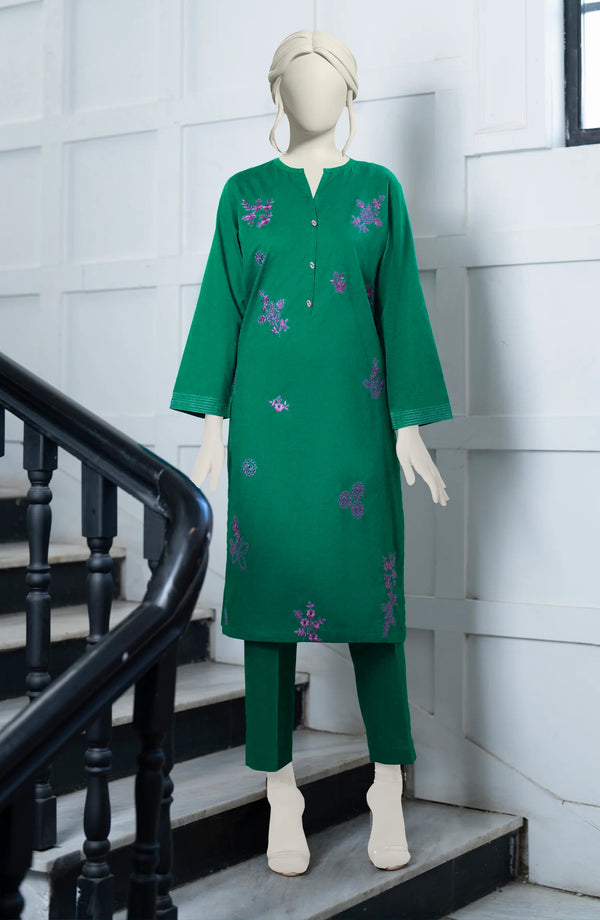 EMBROIDERED JACQUARD STITCHED 2 PIECE