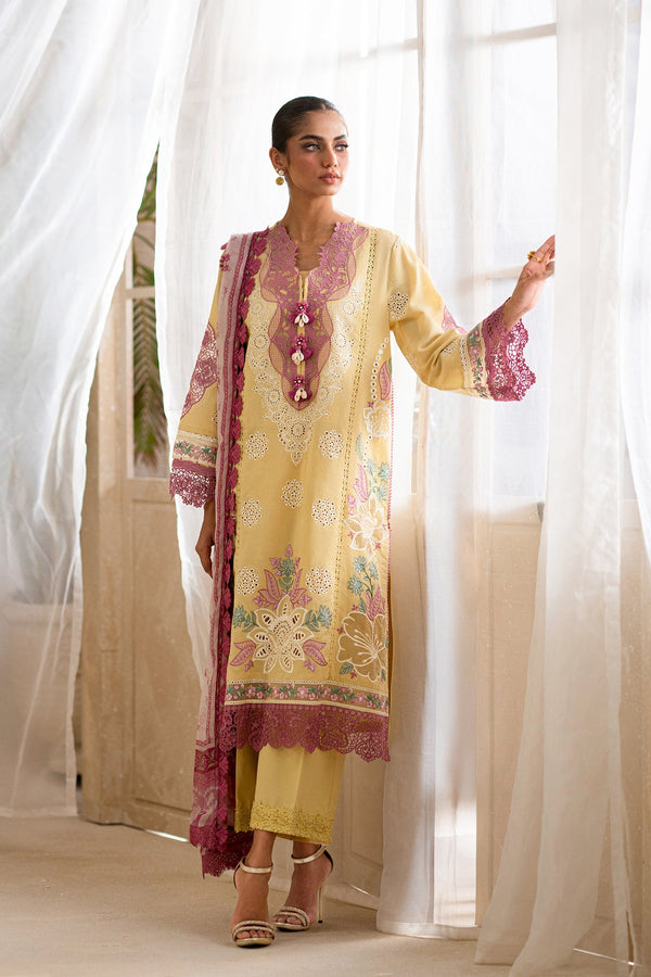 EMBROIDERED LAWN SUIT (E0546/203/110)