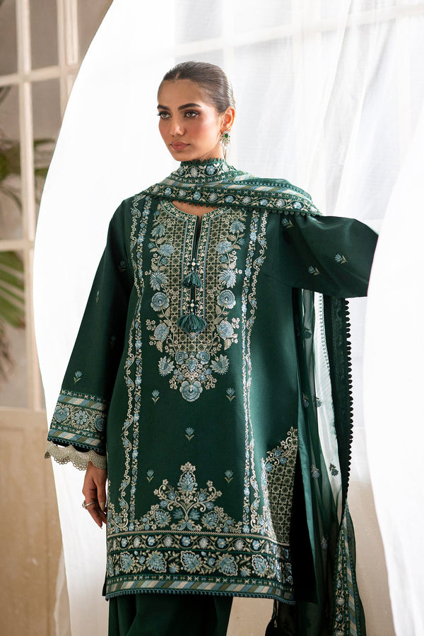 EMBROIDERED LAWN SUIT (E0558/203/707)