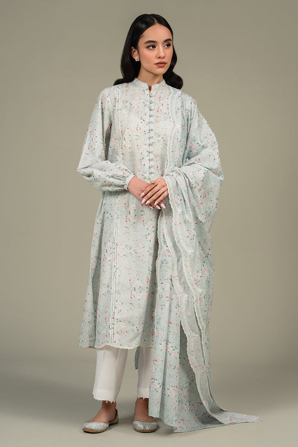 AQUA WHISPER-2PC (SHIRT & DUPATTA)