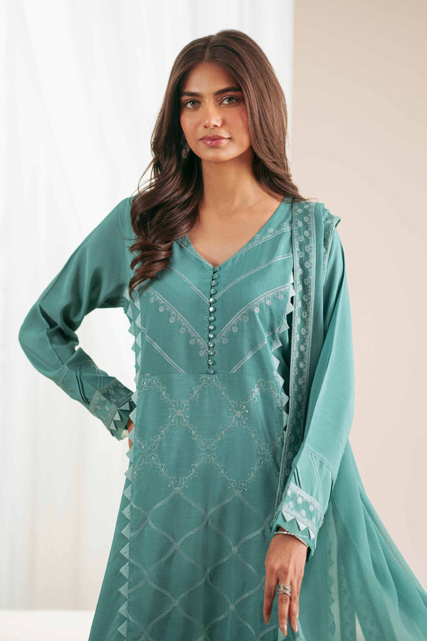 3 Piece - Embroidered Suit - 42418034-A