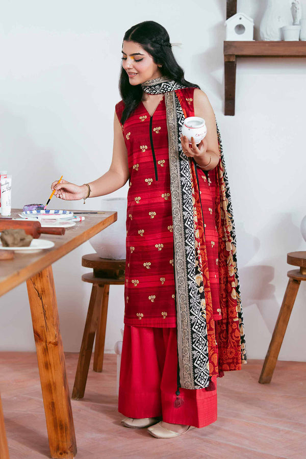 3 Piece - Printed Suit - 42501951