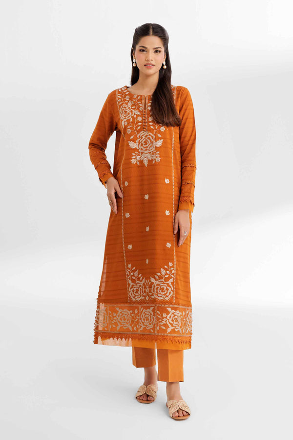 2 Piece - Dyed Embroidered Suit - 42502057