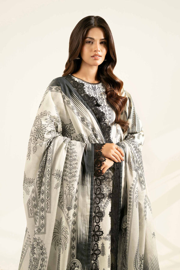 3 Piece - Digital Printed Suit - 42502091