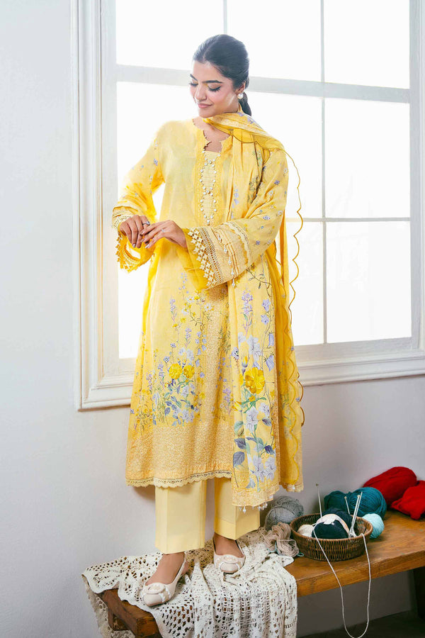 3 Piece - Digital Printed Jacquard Suit - 42502114