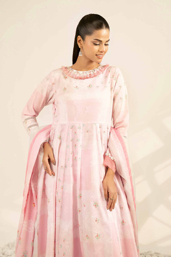 3 Piece - Digital Printed Jacquard Suit - 42502116