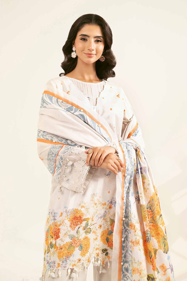 3 Piece - Digital Printed Jacquard Suit - 42502118