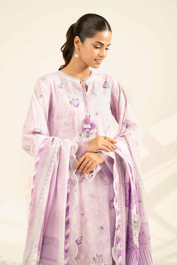 3 Piece - Digital Printed Jacquard Suit - 42502120