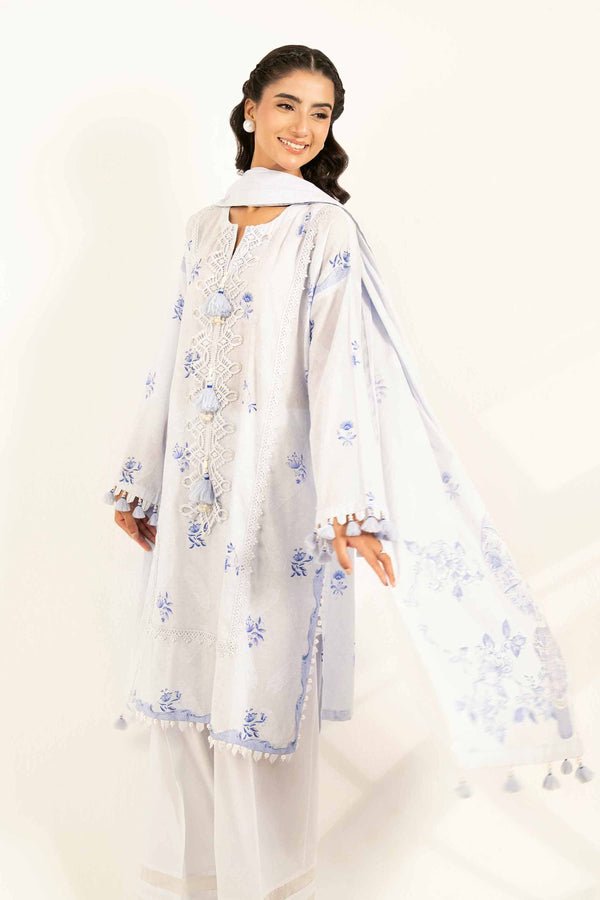 3 Piece - Digital Printed Jacquard Suit - 42502122