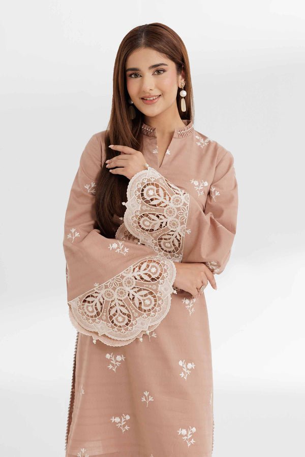 2 Piece - Dyed Embroidered Suit - 42502154