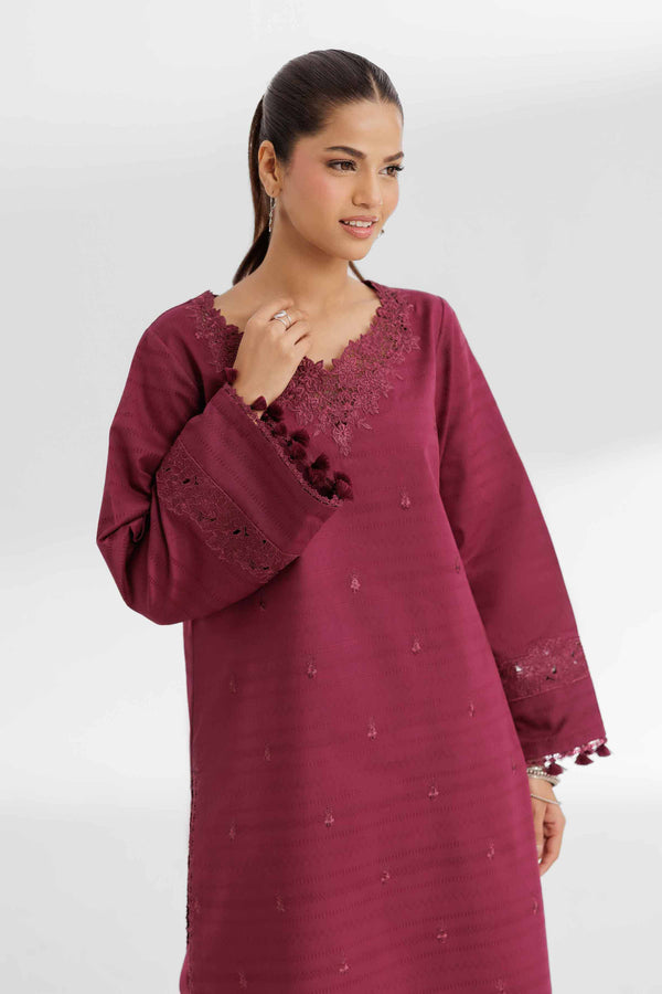 2 Piece - Dyed Embroidered Suit - 42502158
