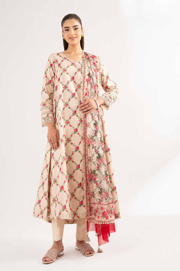 3 Piece - Digital Printed Suit - 42502238