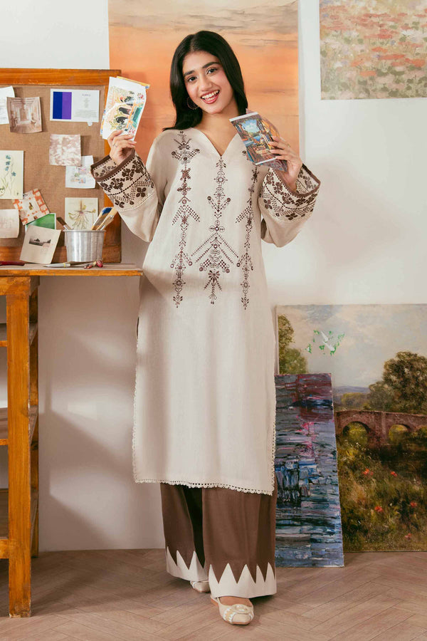 2 Piece - Embroidered Suit - 42502347