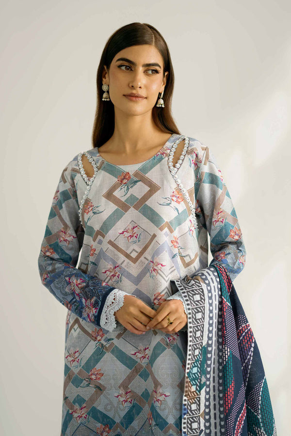 3 Piece - Digital Printed Suit - 42502420