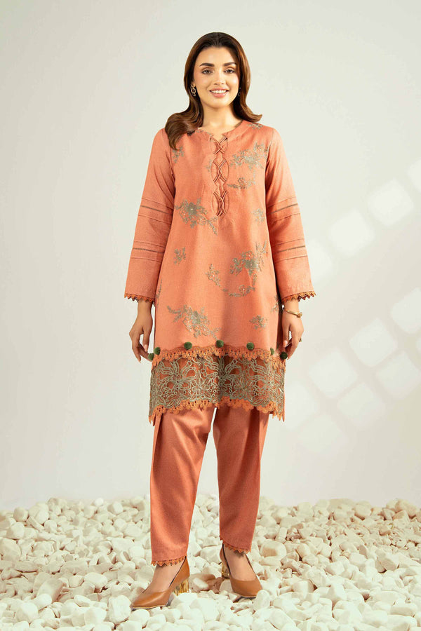 2 Piece - Embroidered Suit - 42502504