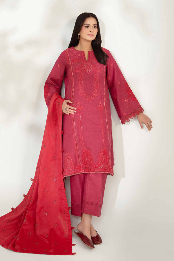 3 Piece - Embroidered Suit - 42502531