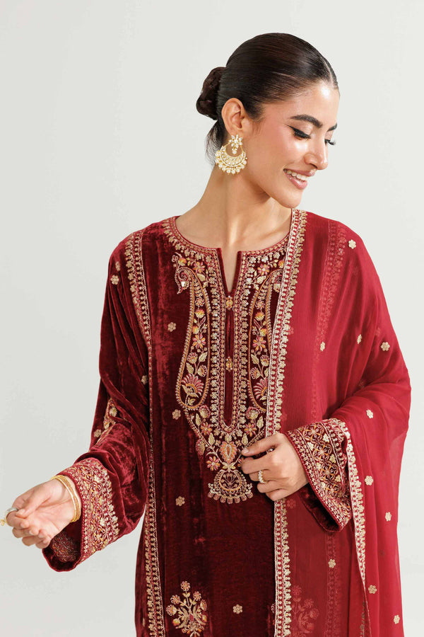 3 Piece - Embroidered Suit - 42519663