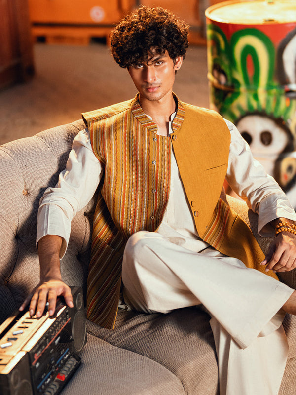 Mustard Formal Waistcoat - AL-WC-493