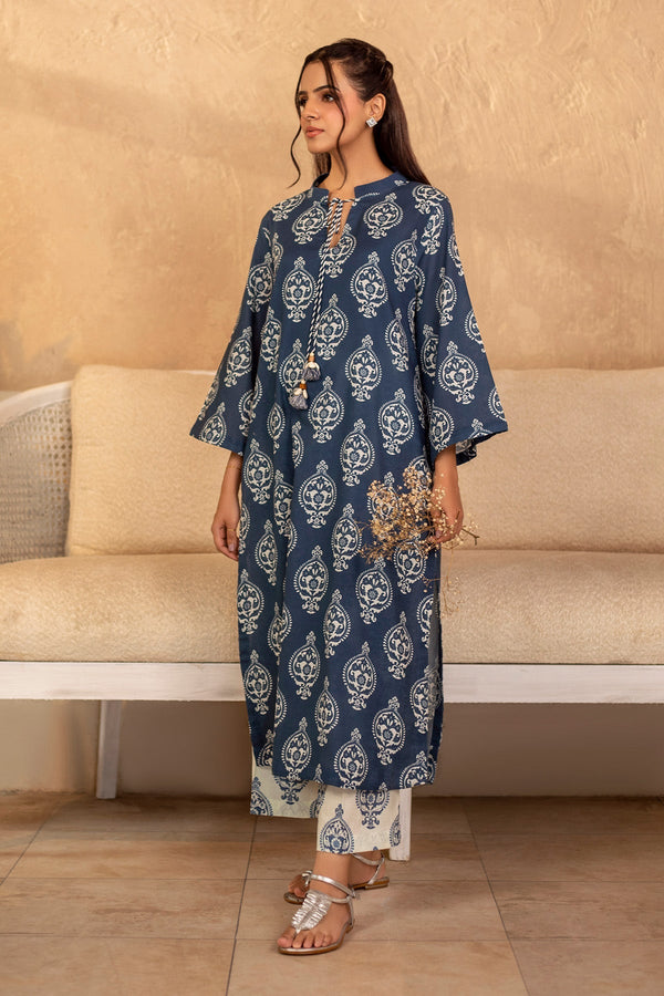 2 Piece - Printed Khaddar Suit - KPW25-P3810