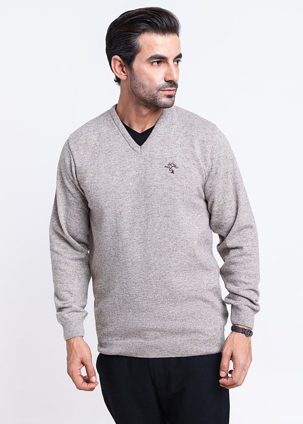 String-V-Neck Full Sleeves Sweater (501-14)