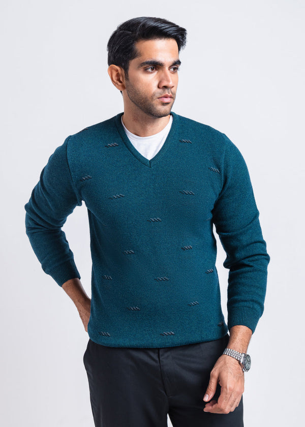 Octavo-V-Neck Full Sleeves Sweater (505-14)