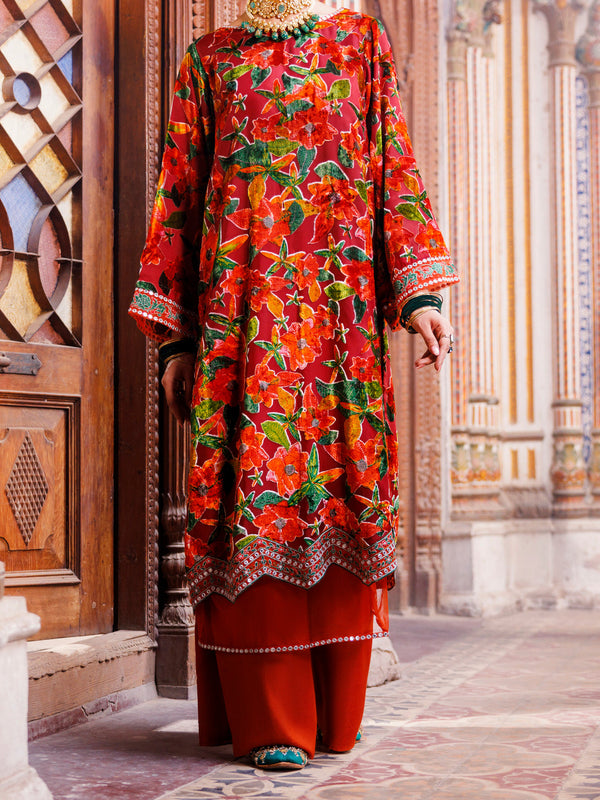 Rust Palachi Formal 2Pc Stitched - AL-LS-LKS-536
