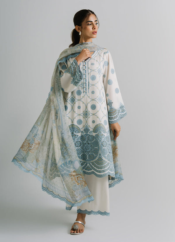 3 PC Embroidered Suit