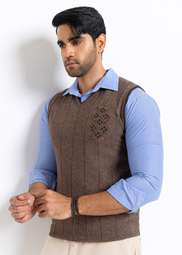 N-Sand-V-Neck Sando Sweater (652-14)