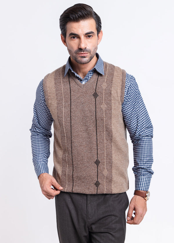 Br-Sugar-V-Neck Sando Sweater (658-14)