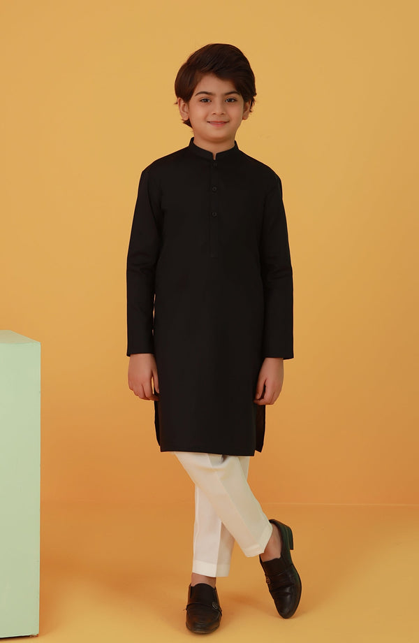 BOYS KURTA BLACK
