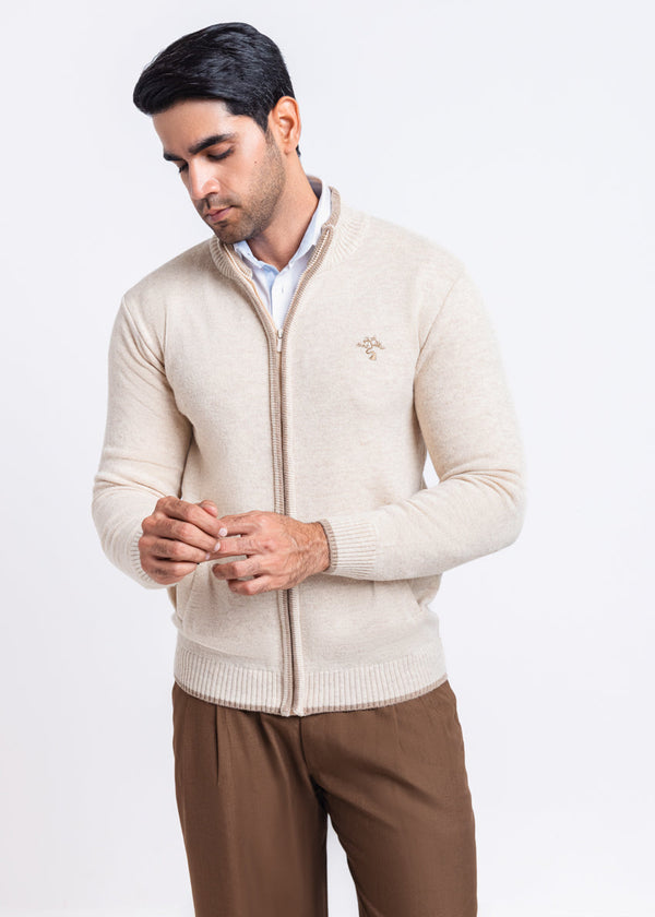 Fog-Turtle Neck Zipper Full Sleeves Sweater (751-14)